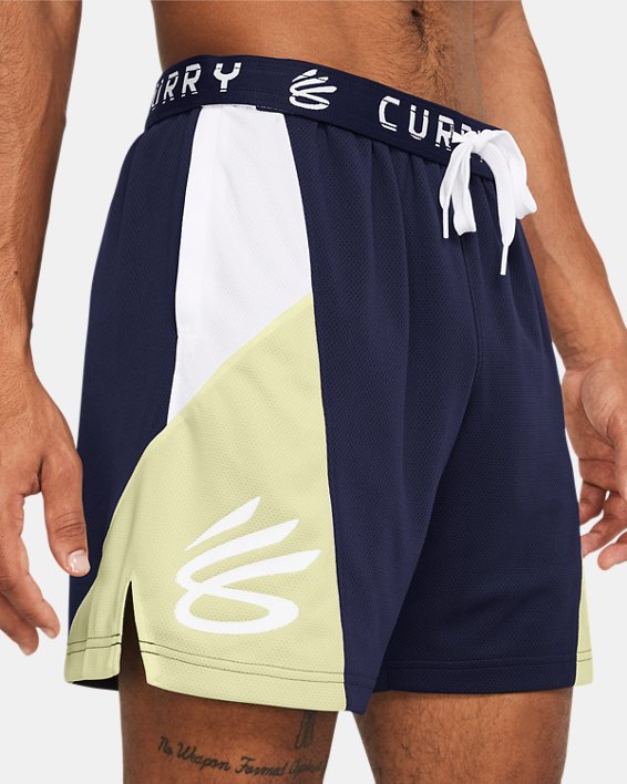 Men's Curry Splash Shorts, Blue, pdpMainDesktop image number 3